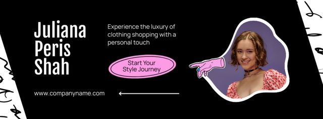 Modèle de visuel Personal Stylist's Touch - Facebook cover
