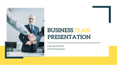 Proposing Successful Business Plan with Businessmen in Meeting