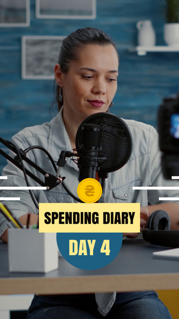 Template di design Personal Diary About Finance Strategy And Stock Trading TikTok Video