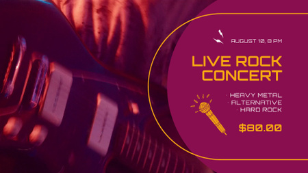 Live Rock Concert Show Full HD video Design Template