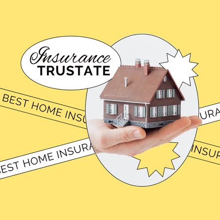 Template di design Home Insurance Offer Animated Post