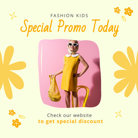 Szablon projektu Kids Fashion Clothes Sale Ad Instagram