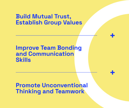 Template di design Costruire una squadra di successo Facebook