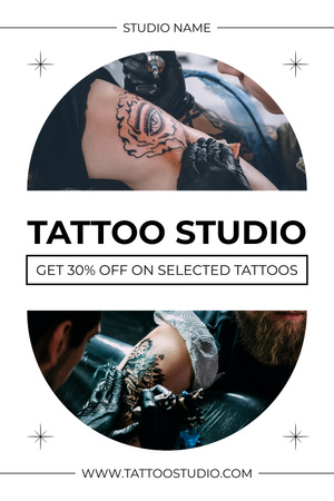 Tattoo Studio Service With Discount On Some Tattoos Pinterest Šablona návrhu