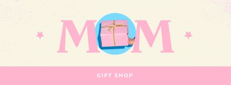 Platilla de diseño Gift Shop Offer on Mother's Day Facebook cover