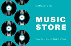 Classic Music Shop Promotion With Vinyl Recordings