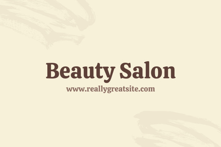 Beauty Salon Services Ad Gift Certificate Design Template