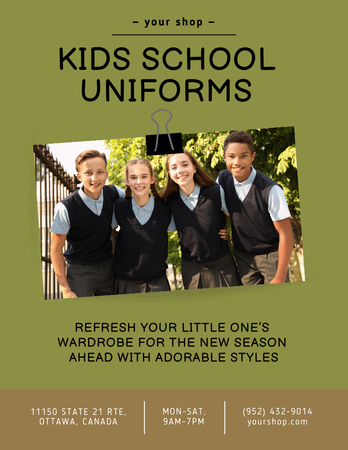 Back to School Special Offer Poster 8.5x11in Design Template