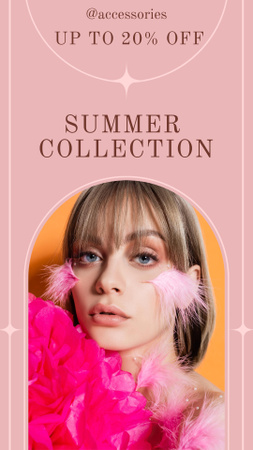 Summer Collection Announcement Instagram Story Design Template