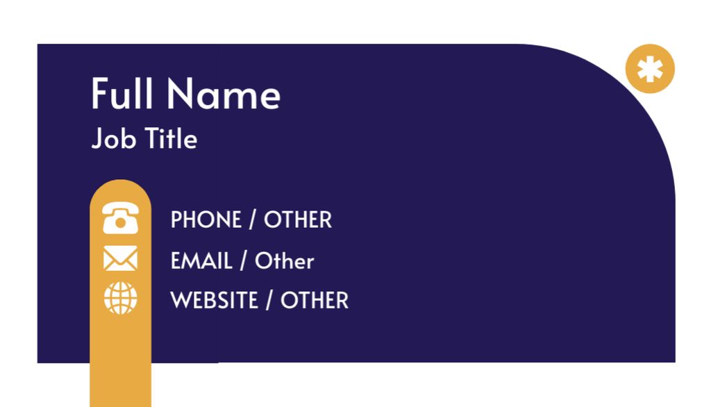 Employee Data Profile Enriched with Abstract Firm Branding Business Card US Πρότυπο σχεδίασης