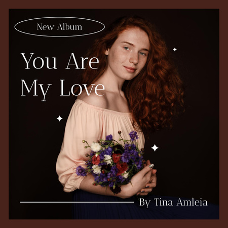 You Are My Love Album Cover Design Template