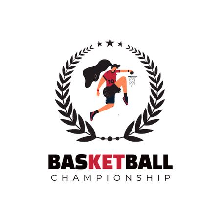 Szablon projektu Basketball Sport Club Emblem Logo