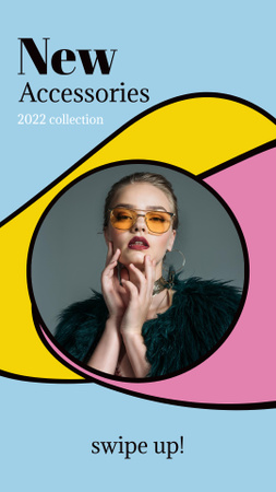Female Fashion Clothes Ad Instagram Story Modelo de Design