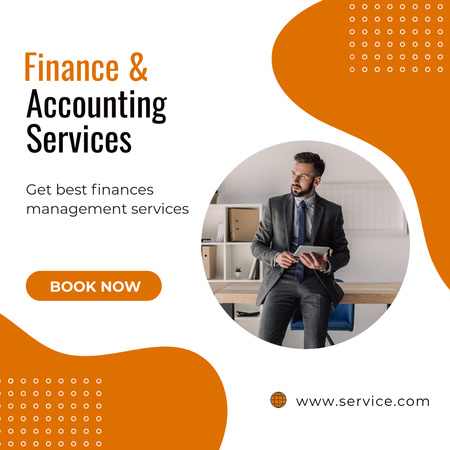 Platilla de diseño Finance and Accounting Services Offer Instagram