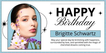 Birthday Special Greeting Twitter Design Template