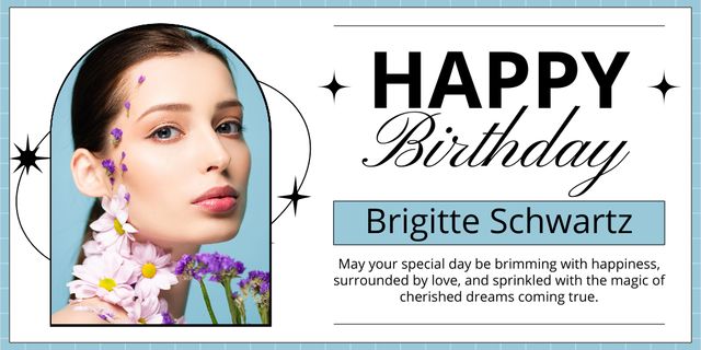 Template di design Birthday Special Greeting Twitter