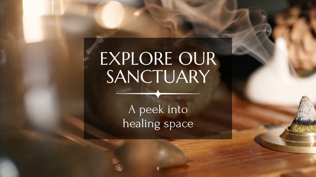 Platilla de diseño Healing Sanctuary With Herbs And Sound Therapy Full HD video