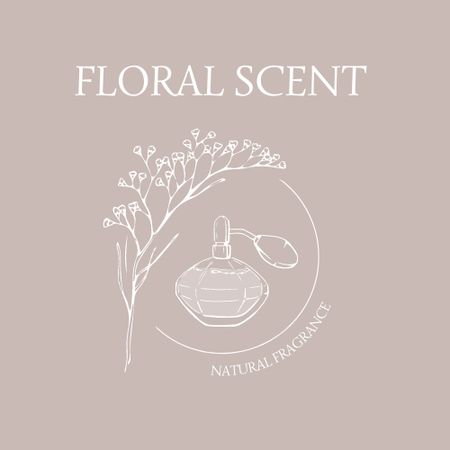 Platilla de diseño Fragrance Shop Ad Logo