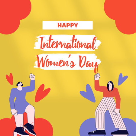 Platilla de diseño International Women's Day Greeting Card Instagram