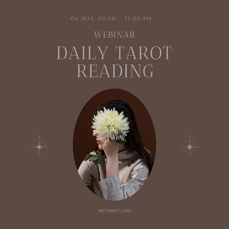 Tarot Reading Webinar Announcement  Instagram Design Template