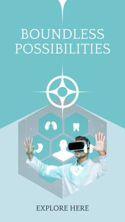 Virtual Reality for Boundless Possibilities Instagram Story Design Template