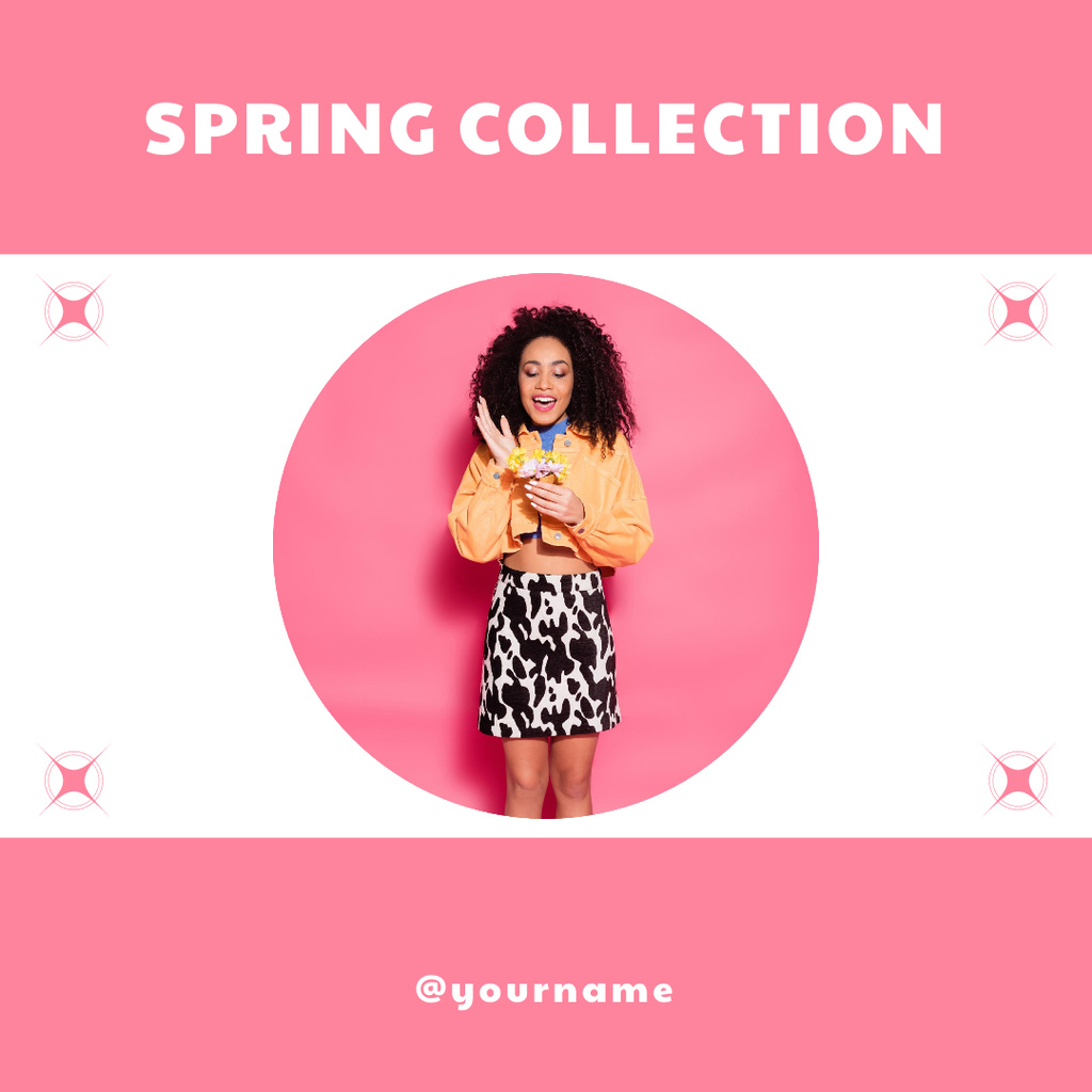 Designvorlage Spring Fashion Collection for Women für Instagram
