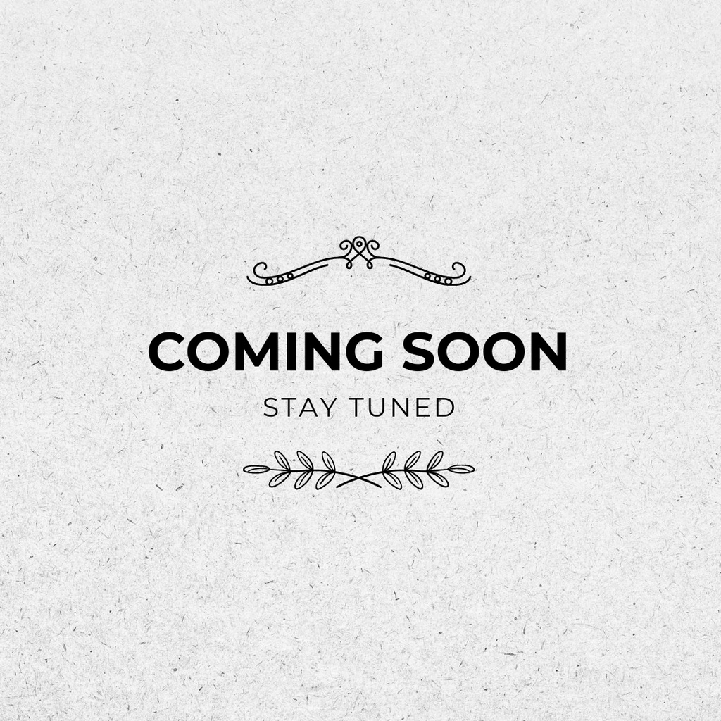 Template di design Store Opening Announcement with Sketch of Twigs Instagram