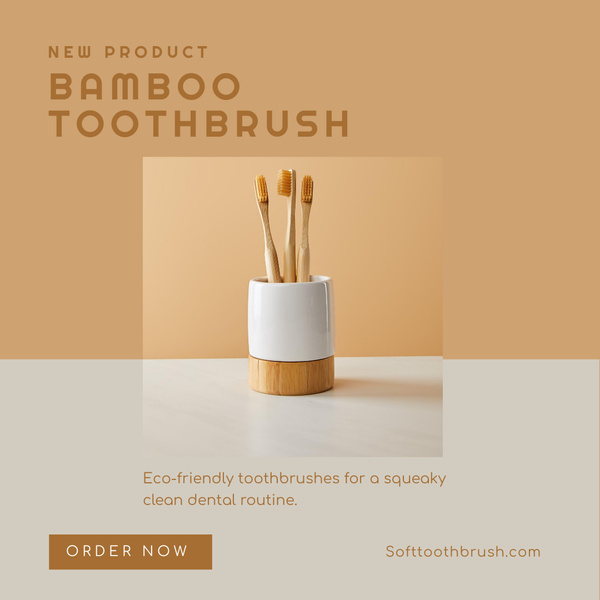 Bamboo Toothbrushes Advertising