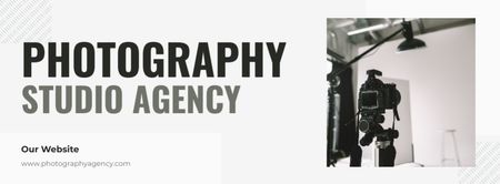 Photography Agency Services Offer Facebook cover Design Template