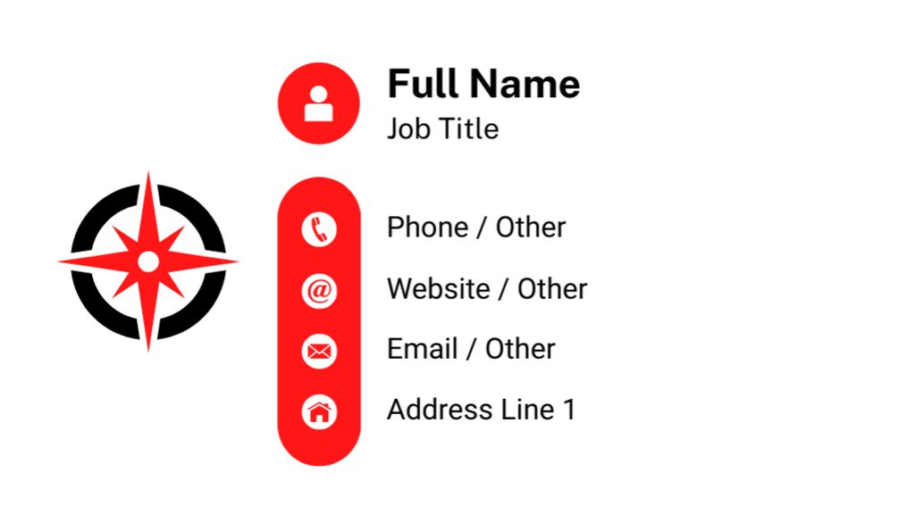 Designvorlage Expert Data Profile Enhanced with Company Branding für Business Card US