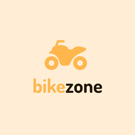 Moto アクセサリーのエンブレム付き広告 Logoデザインテンプレート