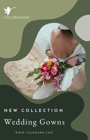 Plantilla de diseño de New Collection of Wedding Dress IGTV Cover 