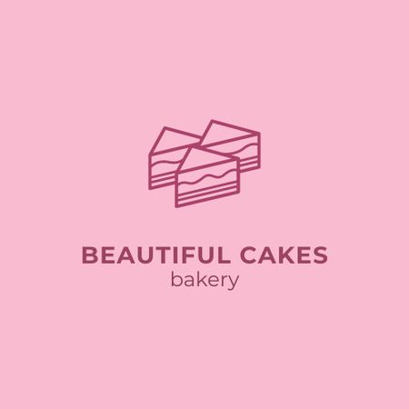 Platilla de diseño Bakery Ad with Yummy Cakes Logo