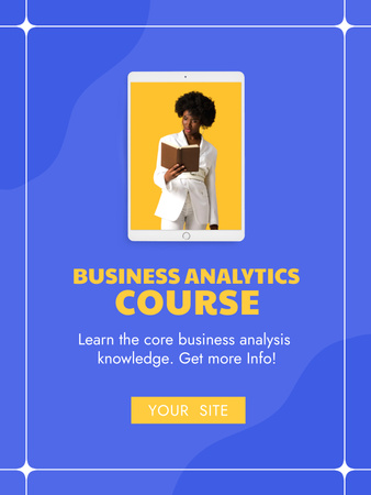 Business Courses Ad Poster US Design Template