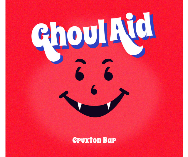 Modèle de visuel Funny Bar Promotion with Spooky Character - Facebook