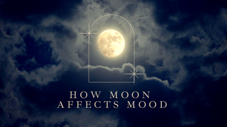 Designvorlage Moon Affects Mood für Youtube Thumbnail