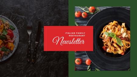 Modèle de visuel Delicious Italian pasta - Youtube