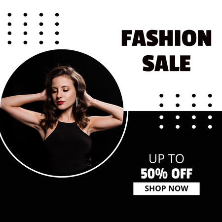 Fashion Sale Of Classic Clothes Instagram Design Template