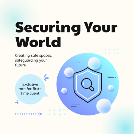 Platilla de diseño Secure Your Corporate Information Instagram