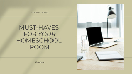 Must-Haves Educational Equipment Offer Full HD video Design Template