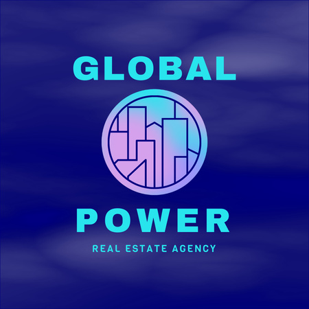 Platilla de diseño Minimalistic Sign And Real Estate Agency Promotion Animated Logo
