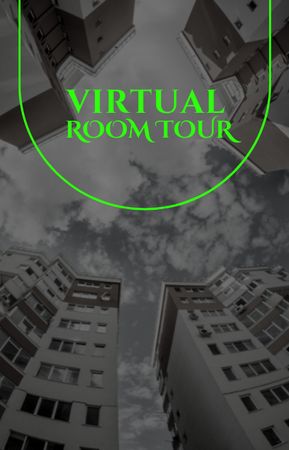 Designvorlage Virtual Room Tour Ad für IGTV Cover