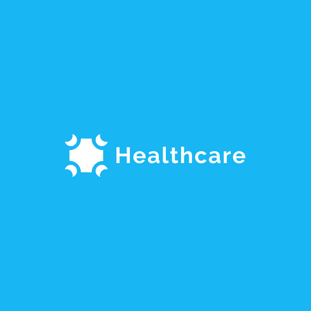 Designvorlage  Health Care Center Advertisement für Logo