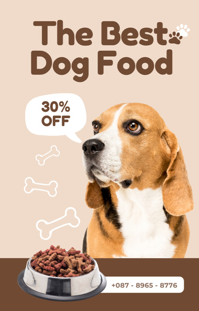 Best Dog's Food Discount IGTV Cover Design Template