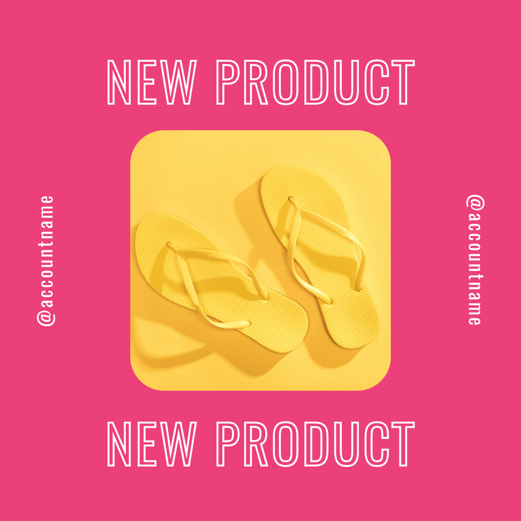 Modèle de visuel New Product Announcement - Instagram