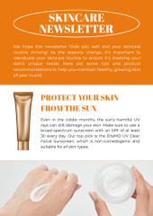 Skincare Product Ad Orange