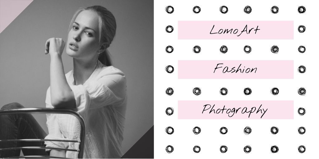 Fashion photography banner Image Design Template
