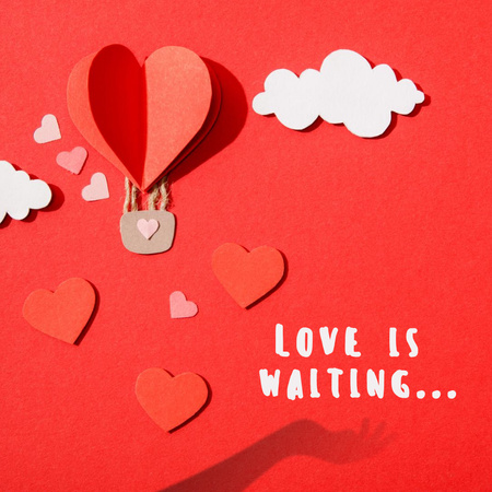 Cute Valentine's Day Holiday Greeting Instagram Πρότυπο σχεδίασης