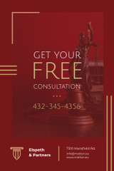 Legal Services Offer on Red