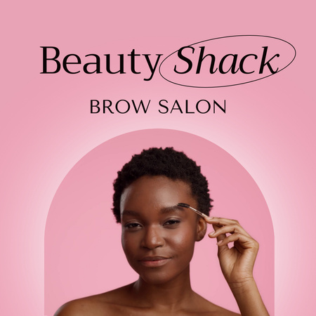 Beauty Salon Services Offer Animated Post Šablona návrhu
